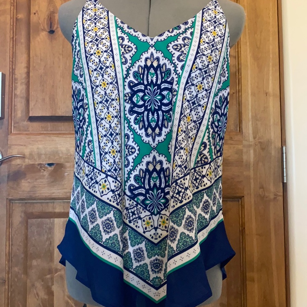 Fortune and ivy handkerchief style tank